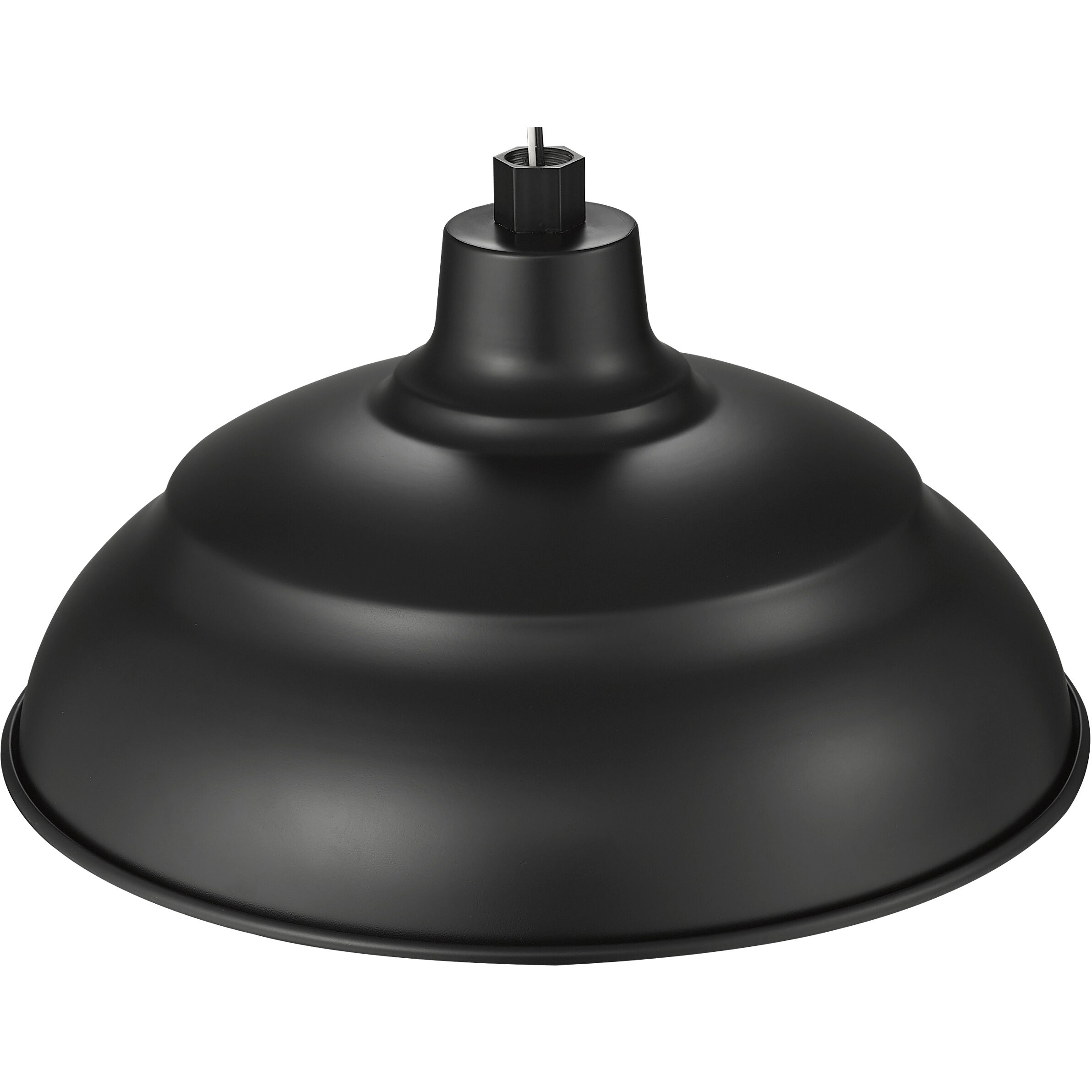 R Series Satin Black 17 inch Warehouse Shade